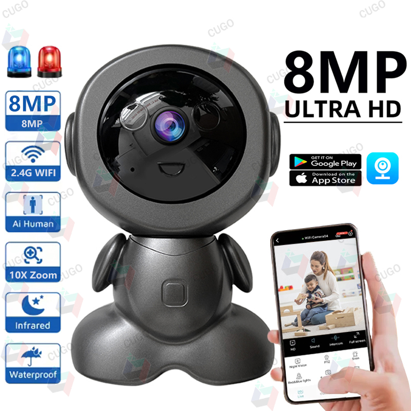 Smart Home Camera Ezviz - 8MP Wifi Gözetim Robot Kamerası PTZ