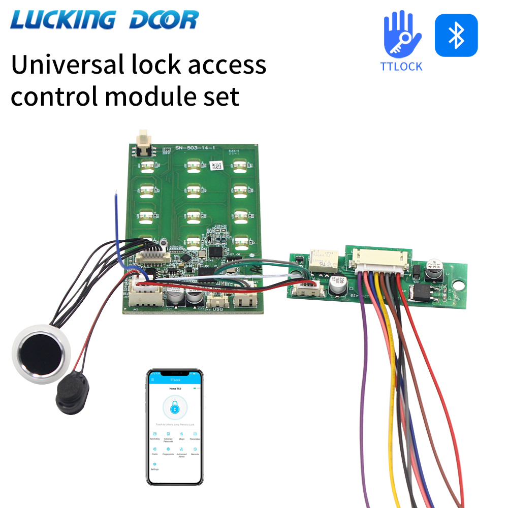 Smart Home Door Lock - TTLOCK parmak izi erişim kontrolü anahtar