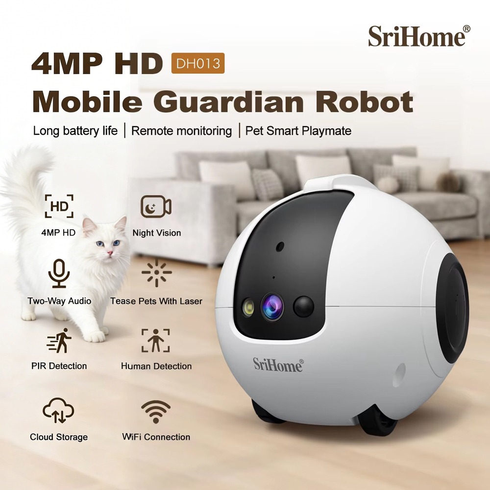 Smart Home Camera Ezviz - Srihome 4MP Mobil Akıllı Robot Kamera