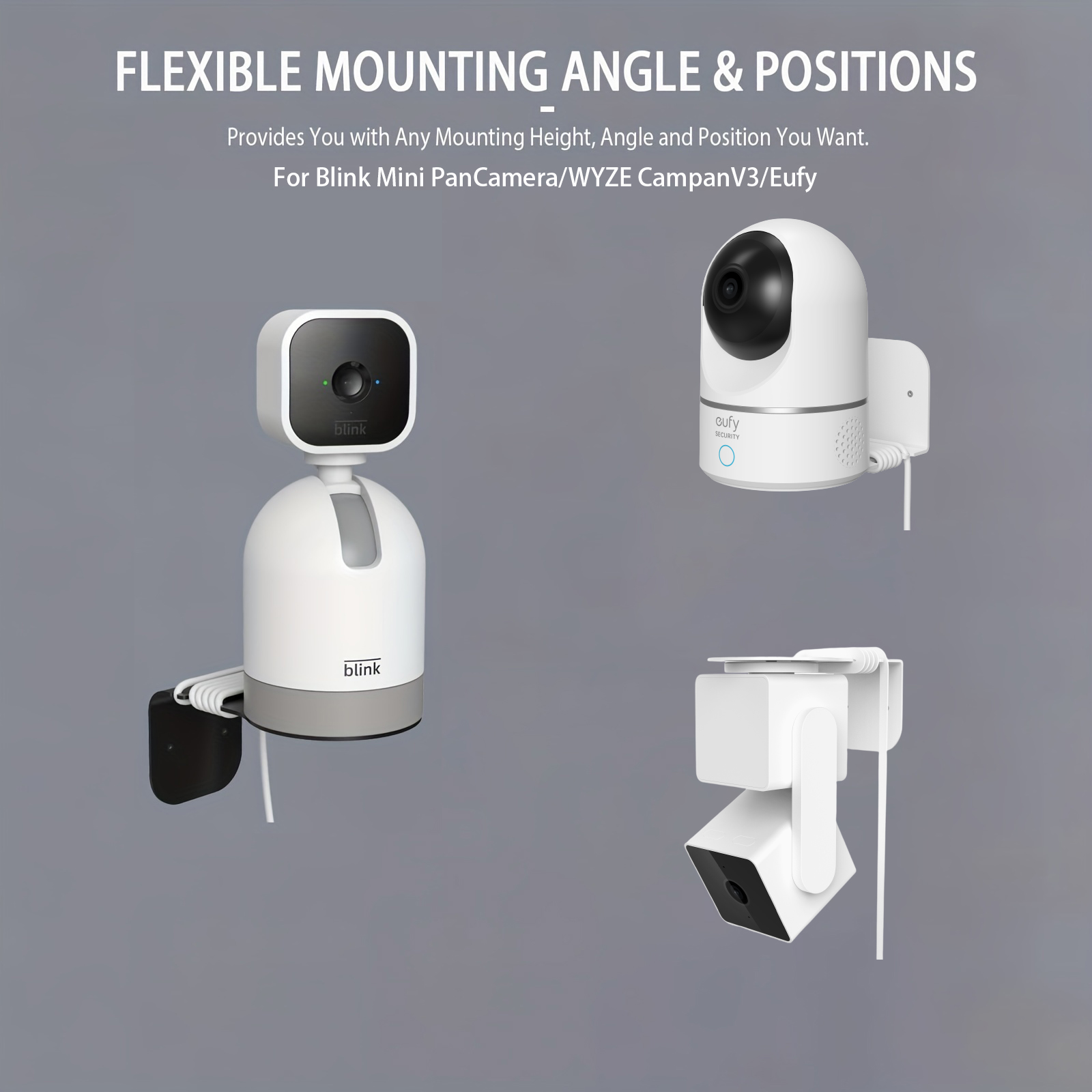 Eufy Camera E220 - Blink Mini PanCamera/WYZE CampanV3/Eufy Kamera Tutucu