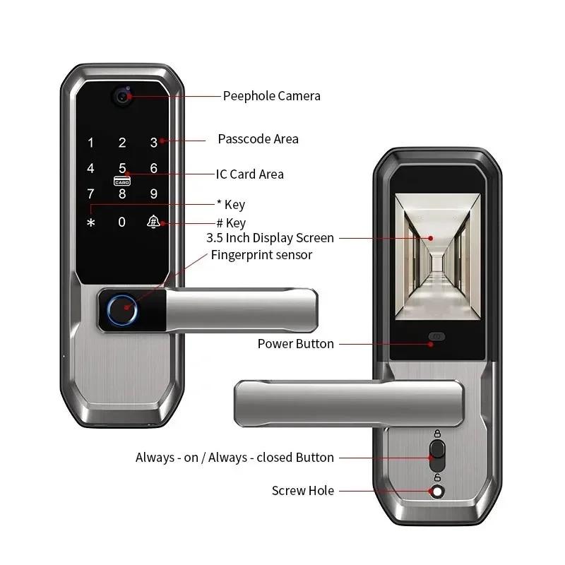 Tuya WiFi Akıllı Kapı Kilidi,  - Smart Home Door Lock incelemesi ve fiyatı