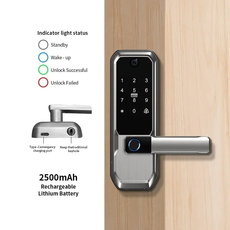 Tuya WiFi Akıllı Kapı Kilidi,  - Smart Home Door Lock incelemesi ve fiyatı