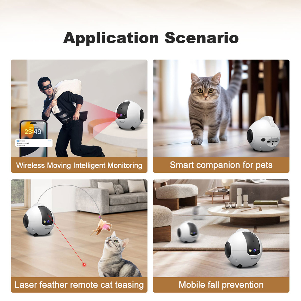 Srihome 4MP Mobil Akıllı Robot - Smart Home Camera Ezviz incelemesi ve fiyatı